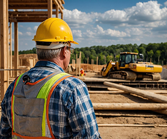 2 of 4 Small Banners - Construction